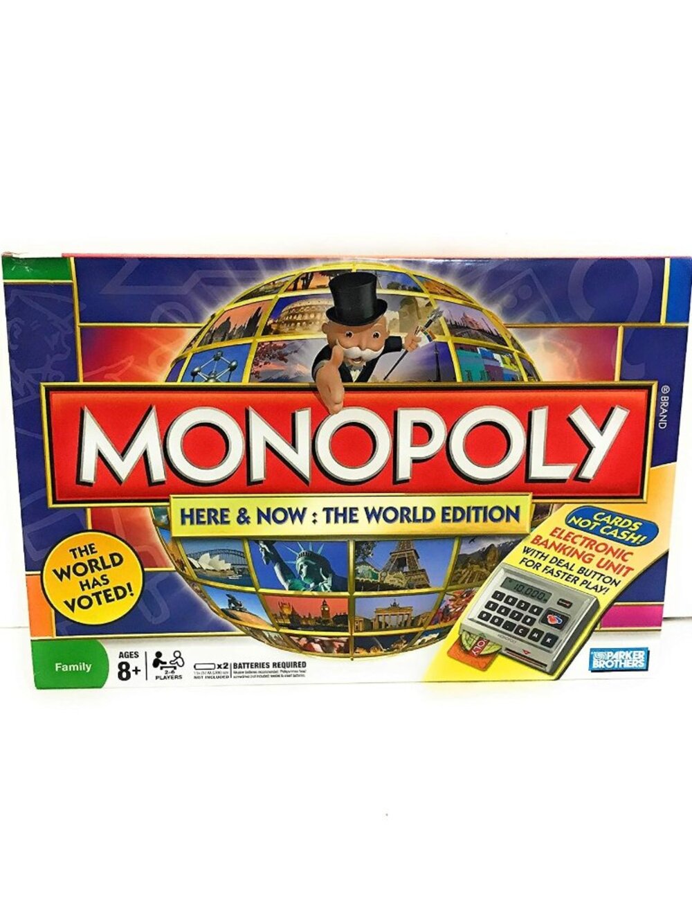 3/$188❤️sealed 2008 MONOPOLY Here & Now: The World Edition electronic board game